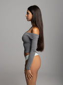 Off The Shoulder Long Sleeve Top